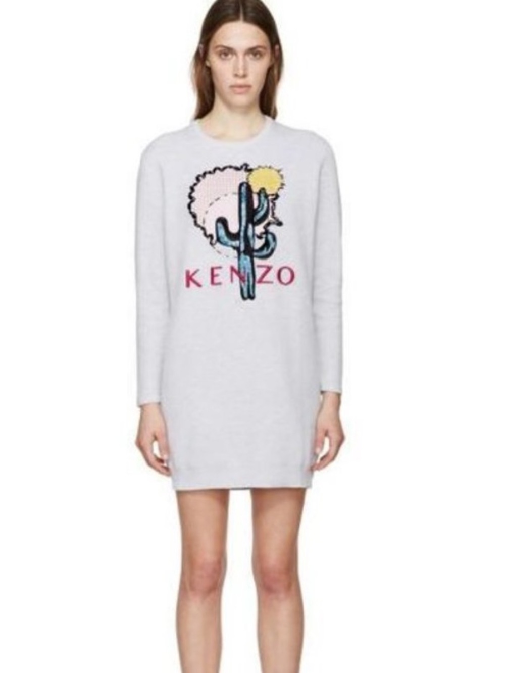 Kenzo embellished dress size Small- knit sweater dress - long sleeve- like new